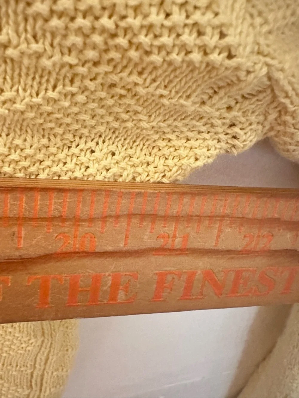 VTG M Polo Ralph Lauren Yellow Cable Knit Sweater 100% Cotton Crewneck Classic - Picture 10 of 12